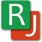 R J Logo