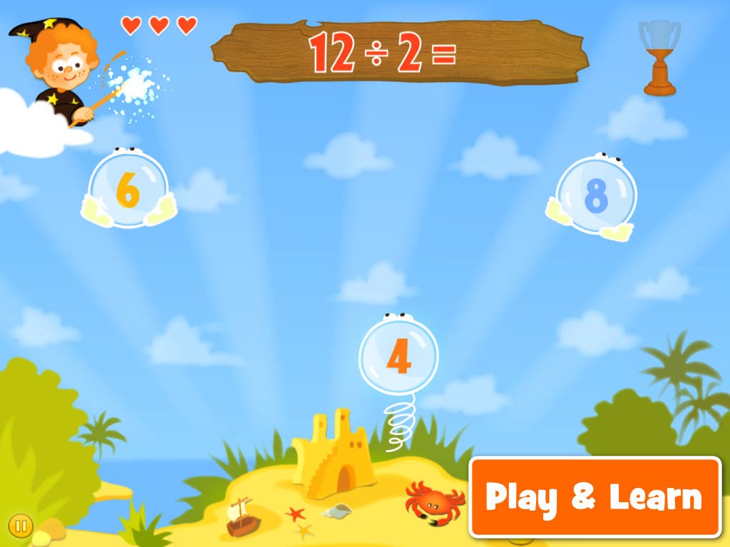 Back to school with free Bubbling Math for iPad this Friday and Saturday