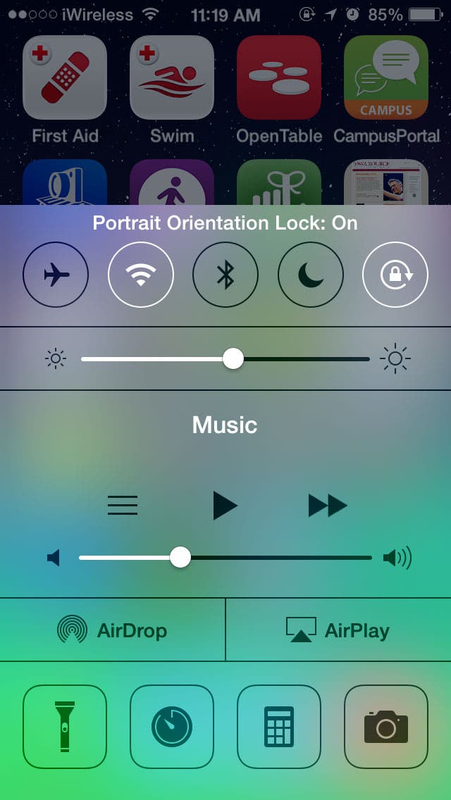 Iphone Portrait Orientation Unlock