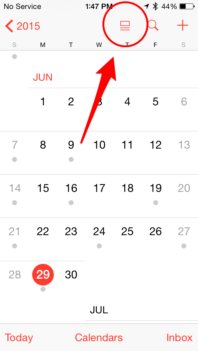 Tip of the Day: View Daily Events in Calendar Month View | iPhoneLife.com