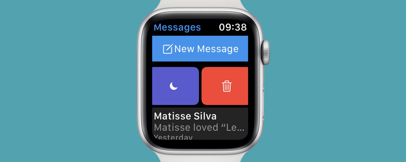 messages app apple watch face