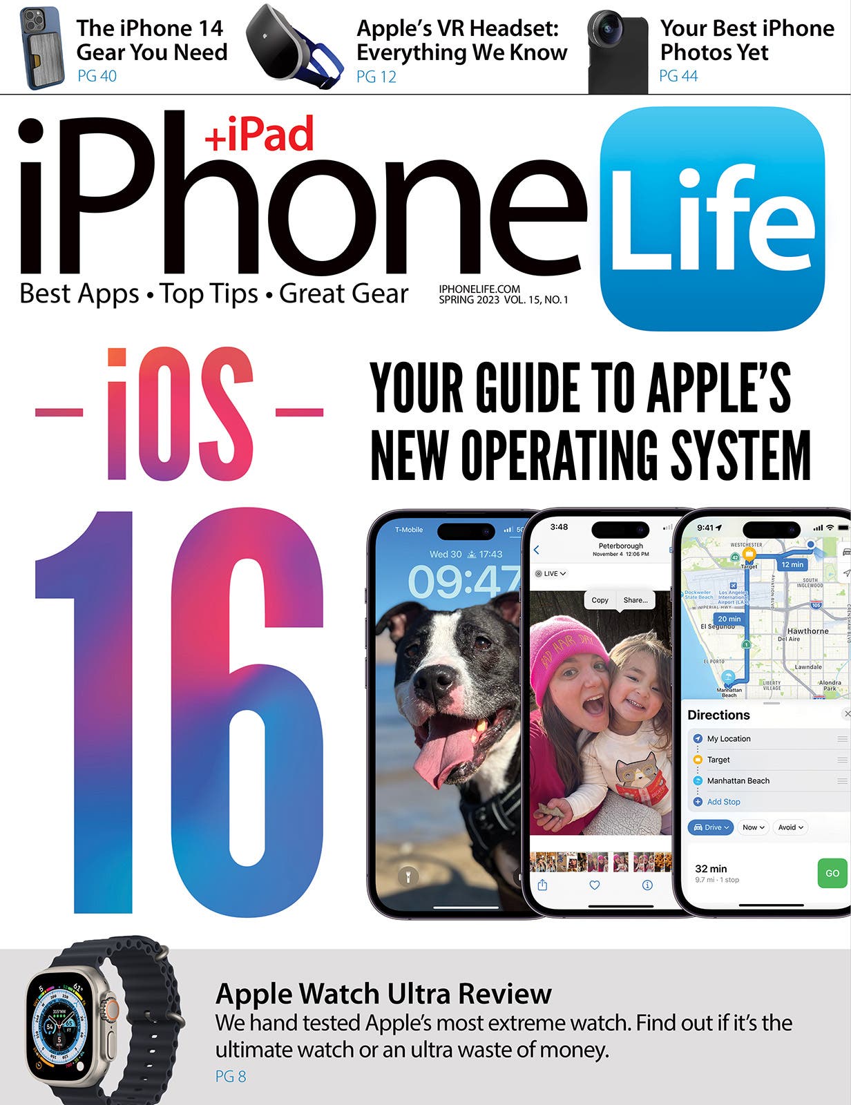 Cover of Spring 2023 Issue of iPhone Life Magazine