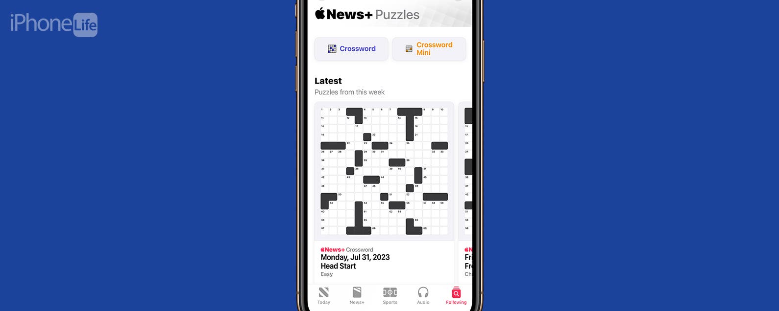 Solve Crosswords in the Apple News App (iOS 17)
