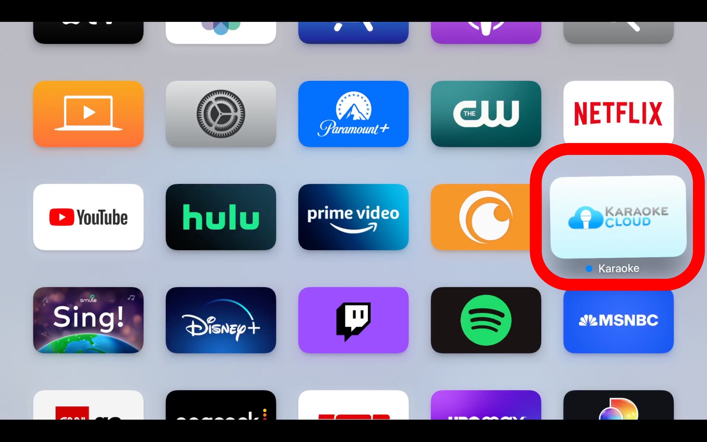 What apps are on store apple tv