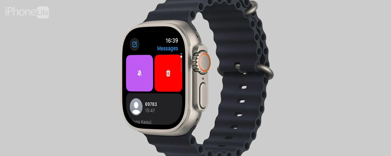 How to erase all 2024 messages on apple watch