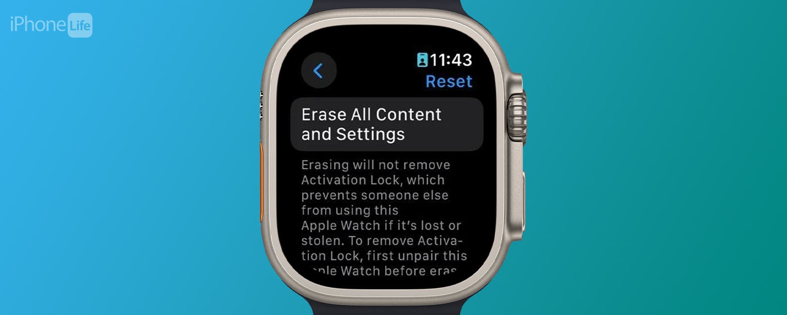 Erase apple watch content and settings best sale