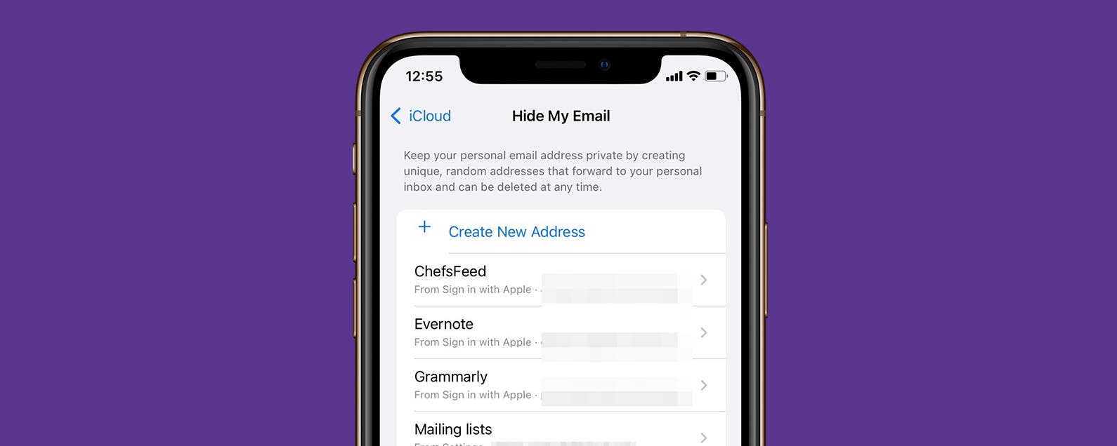 Apple Support on X: 😊 Give your real email to friends and family 🥸 Give  unique, random email aliases to websites and apps Here's how to use Hide My  Email included with