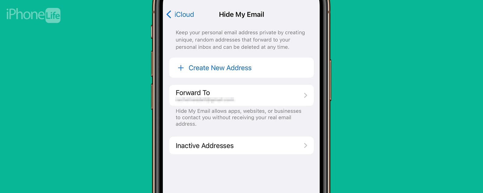 How to set up iCloud email forwarding to another address