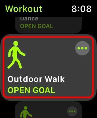 Apple watch outdoor walk 2025 not counting exercise 2019