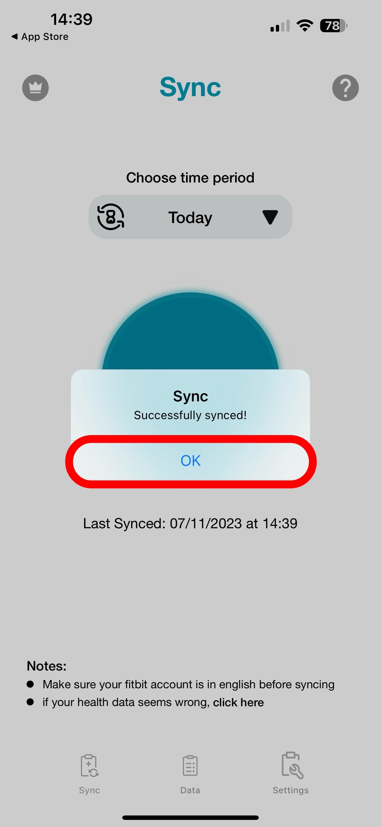 Sync fitbit 2024 to iphone 11