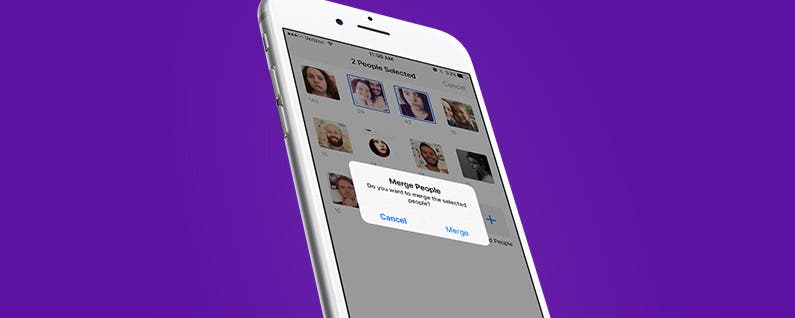 How to Merge Duplicates in the People Album with iOS 10 on the iPhone