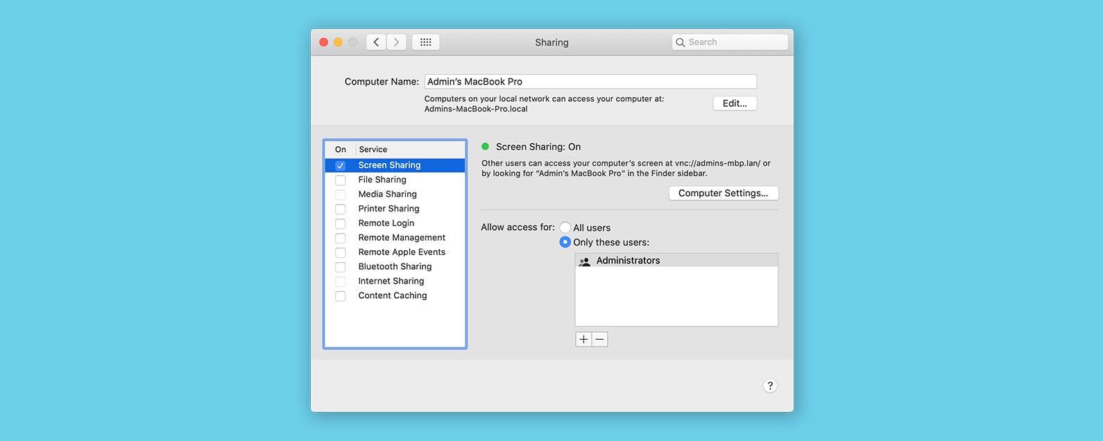 screen sharing program for mac