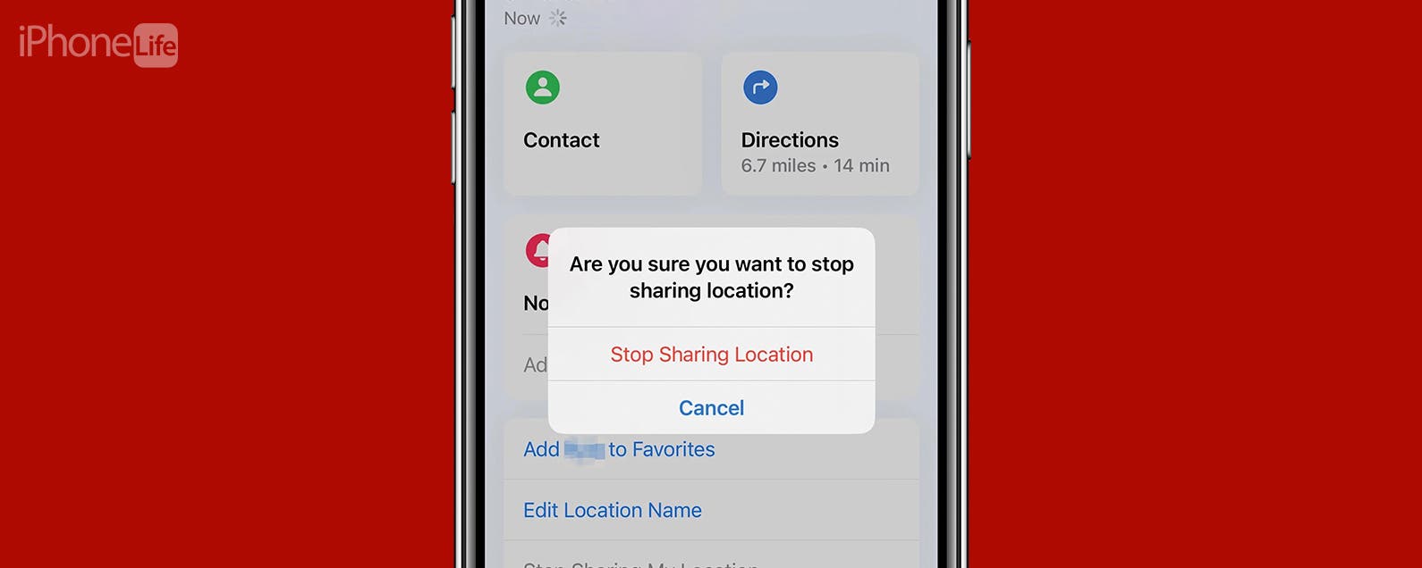 How to Stop Sharing Location on iPhone