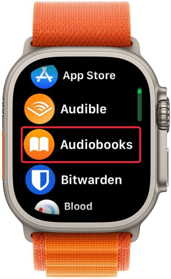 audible and apple watch