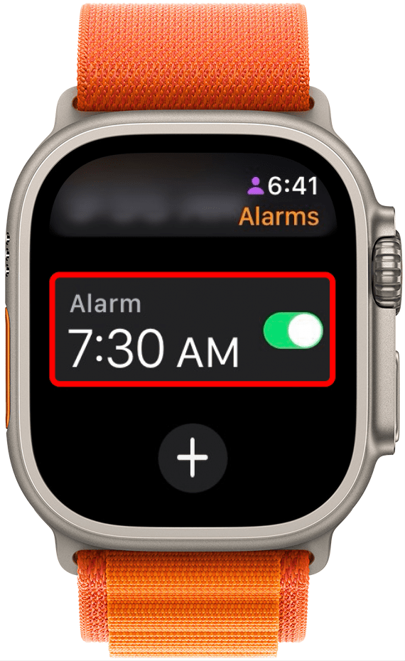 turn off apple watch alarm