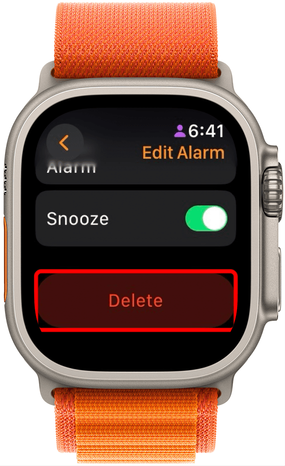 alarm on apple watch only