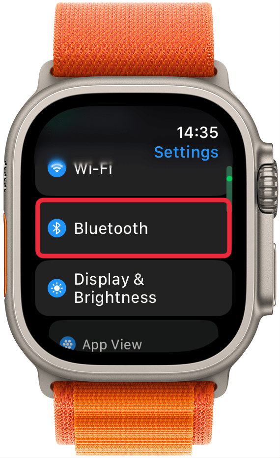 Scroll down and tap Bluetooth.