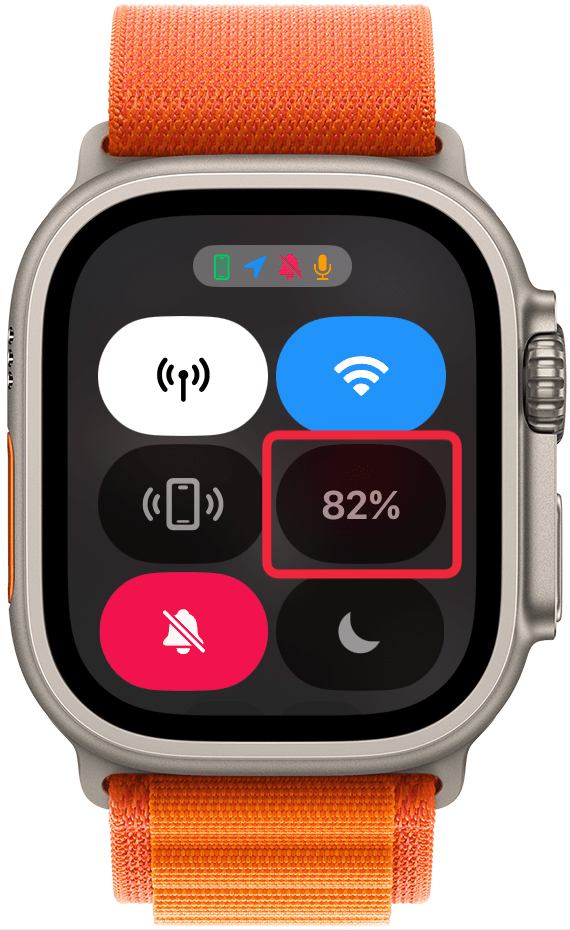 Apple Watch Battery Percentage Icon