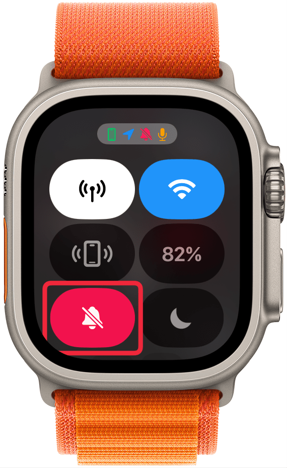 Apple Watch Silent Mode Icon