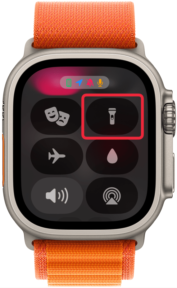 Flashlight Icon on Apple Watch