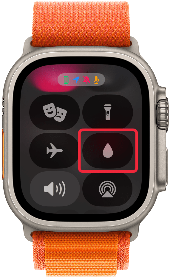 Apple Watch Water Mode Icon