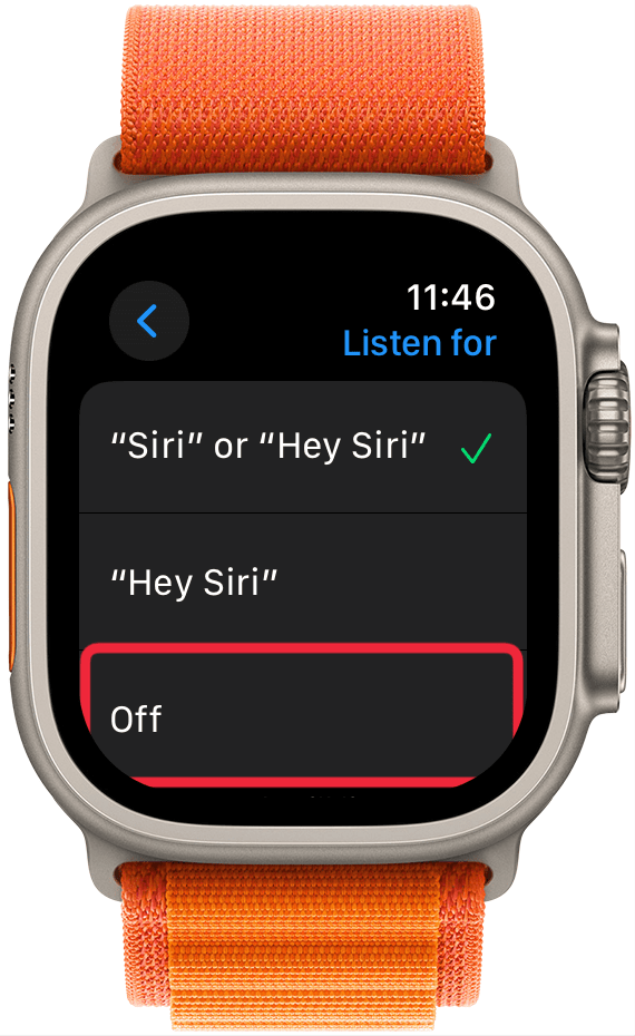 Disable “Siri” or “Hey Siri” on Your Apple Watch