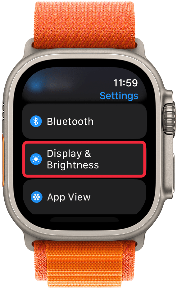 Tap Display & Brightness.