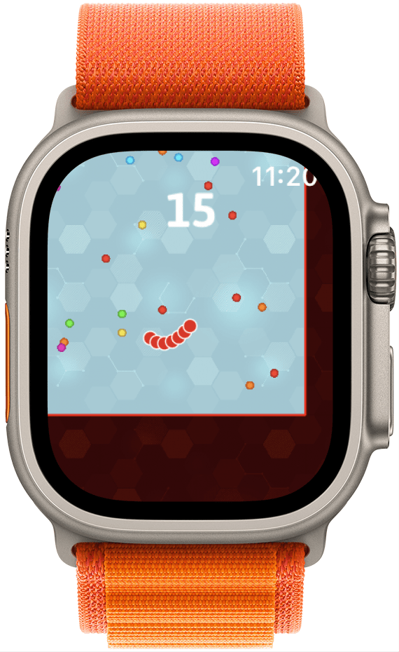 Use the Digital Crown to steer in Apple Watch games