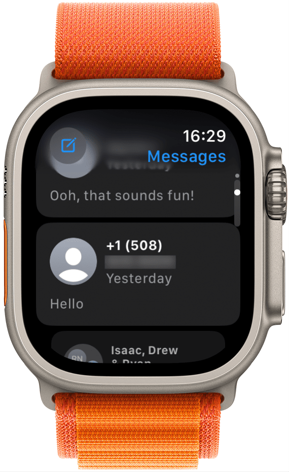 Sync contacts to apple watch sale