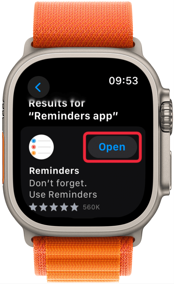 Make sure the native Reminders app (free) is running on your Apple Watch. If it isn’t, make sure to download it via the App Store.