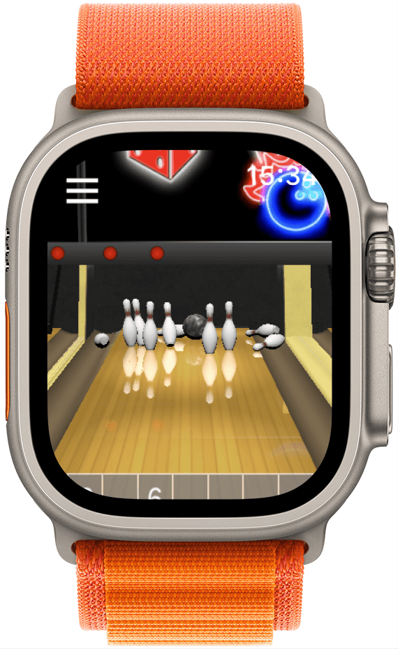 Bowling game for Apple Watch