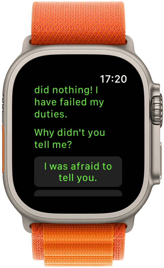 KOMRAD interactive game for Apple Watch