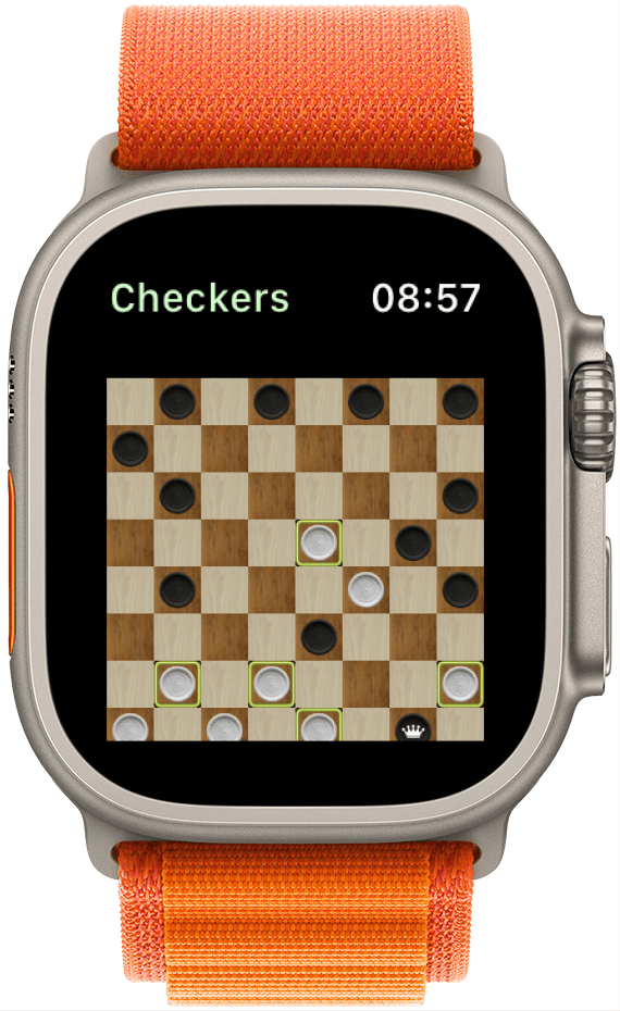 Checkers game for Apple Watch