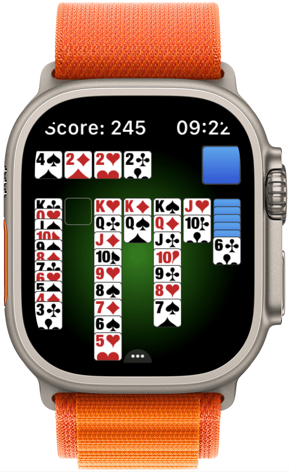 Solitaire game for Apple Watch