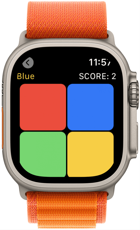 Color Switch game for Apple Watch