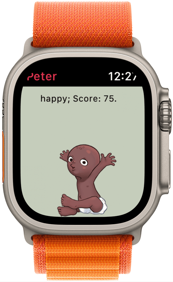 Adopt a baby game on Apple Watch