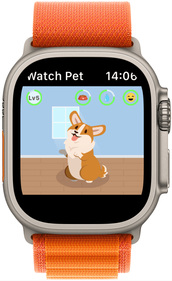 Pet game for Apple Watch