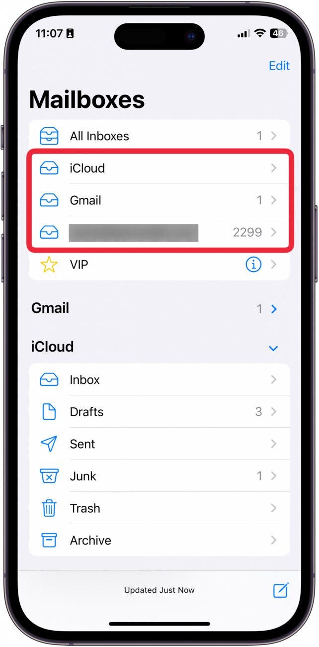 how to add second email to iphone