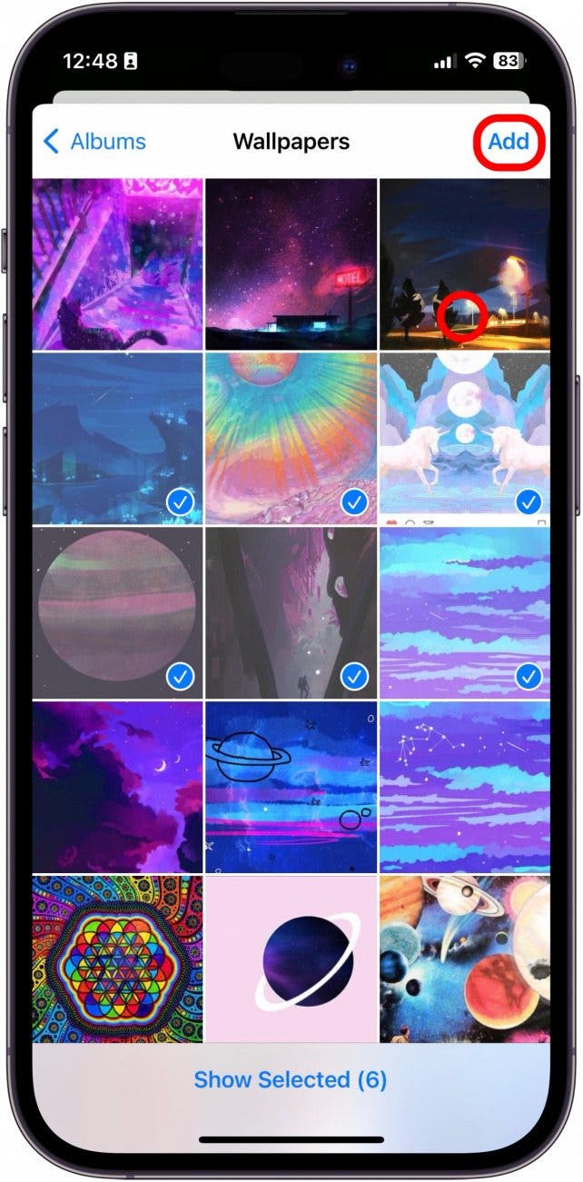 iphone album vs folder