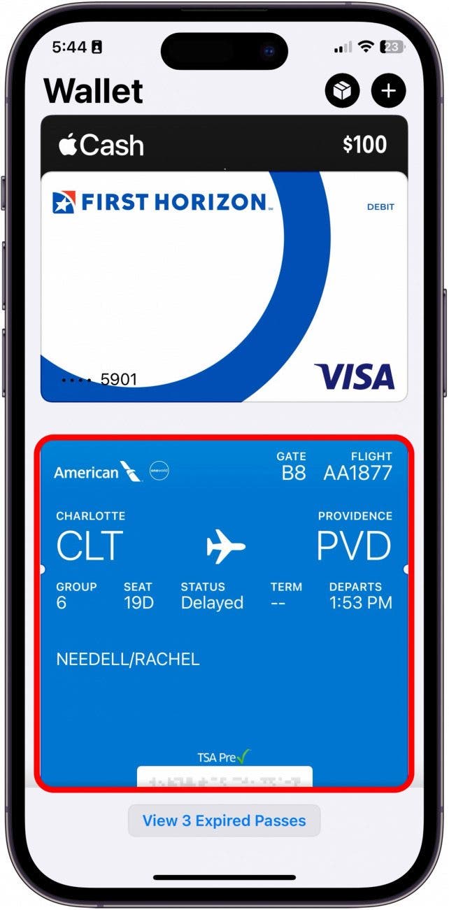 share tickets from apple wallet