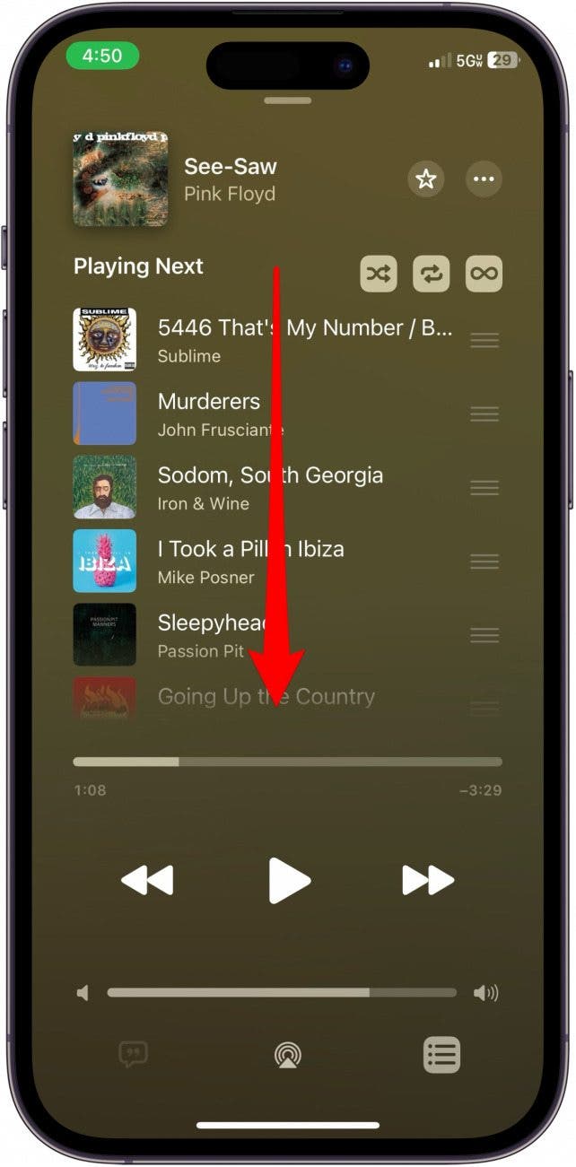 how to see apple music history