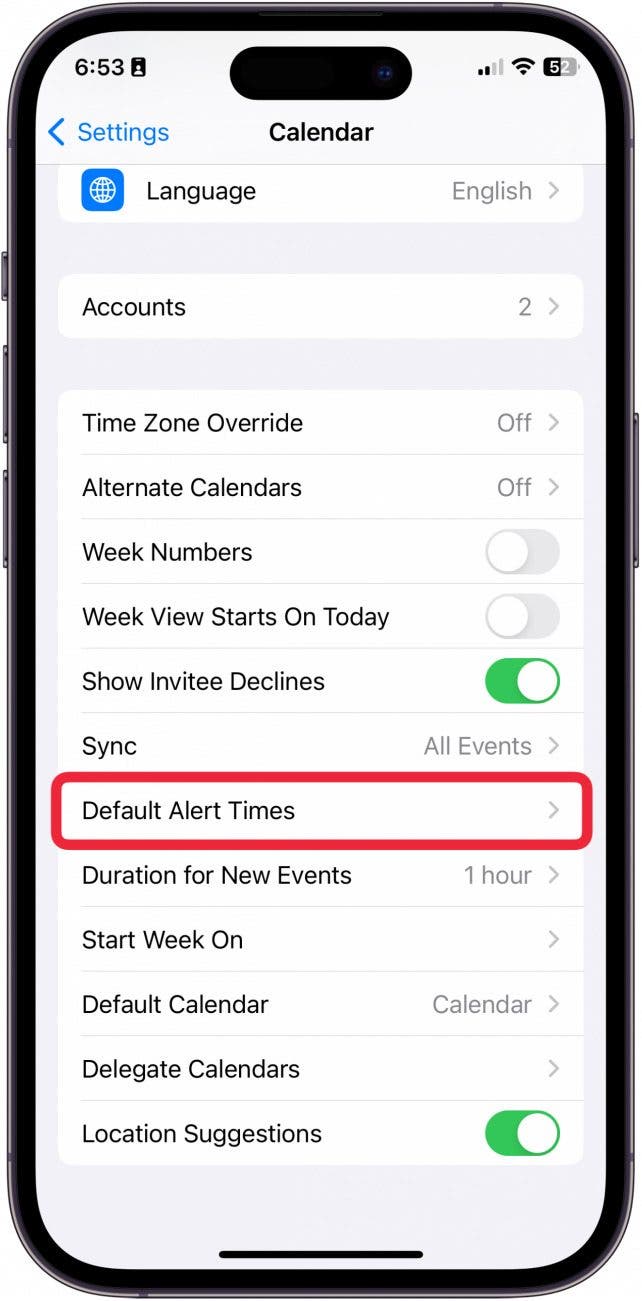 how to turn on birthday notifications on iphone