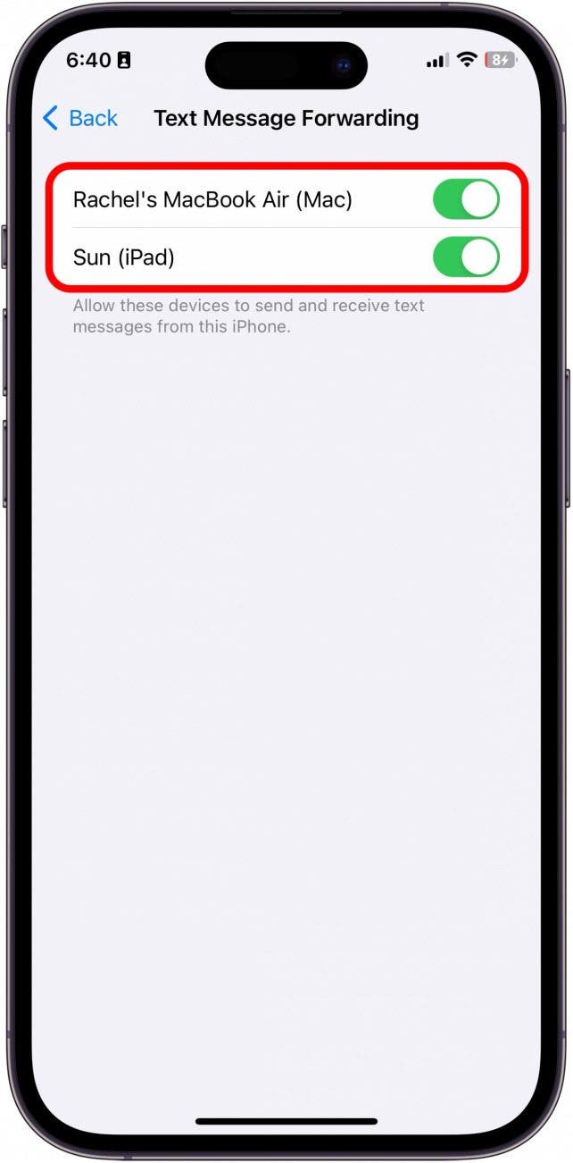 how to auto forward text messages