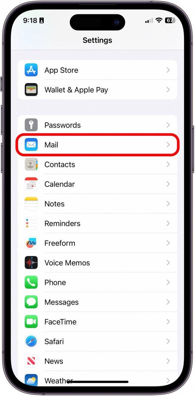 how to see all emails on iphone