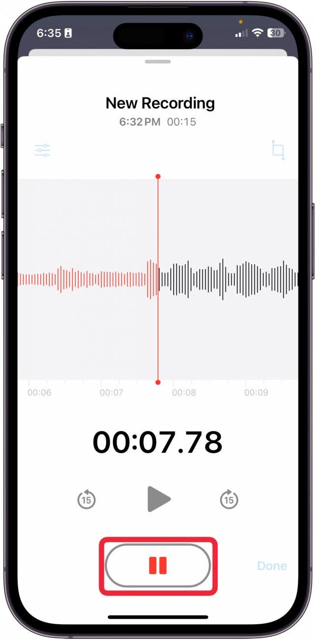 edit audio on iphone