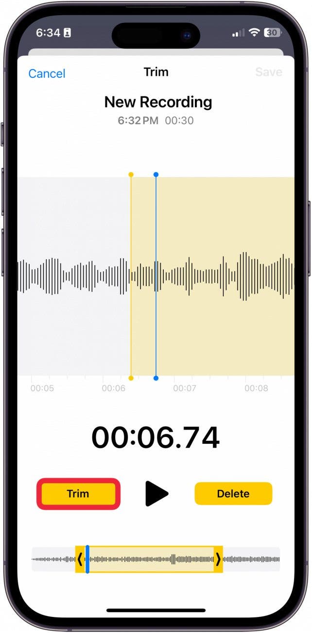 how to edit audio files on iphone