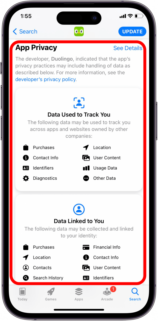 App Privacy