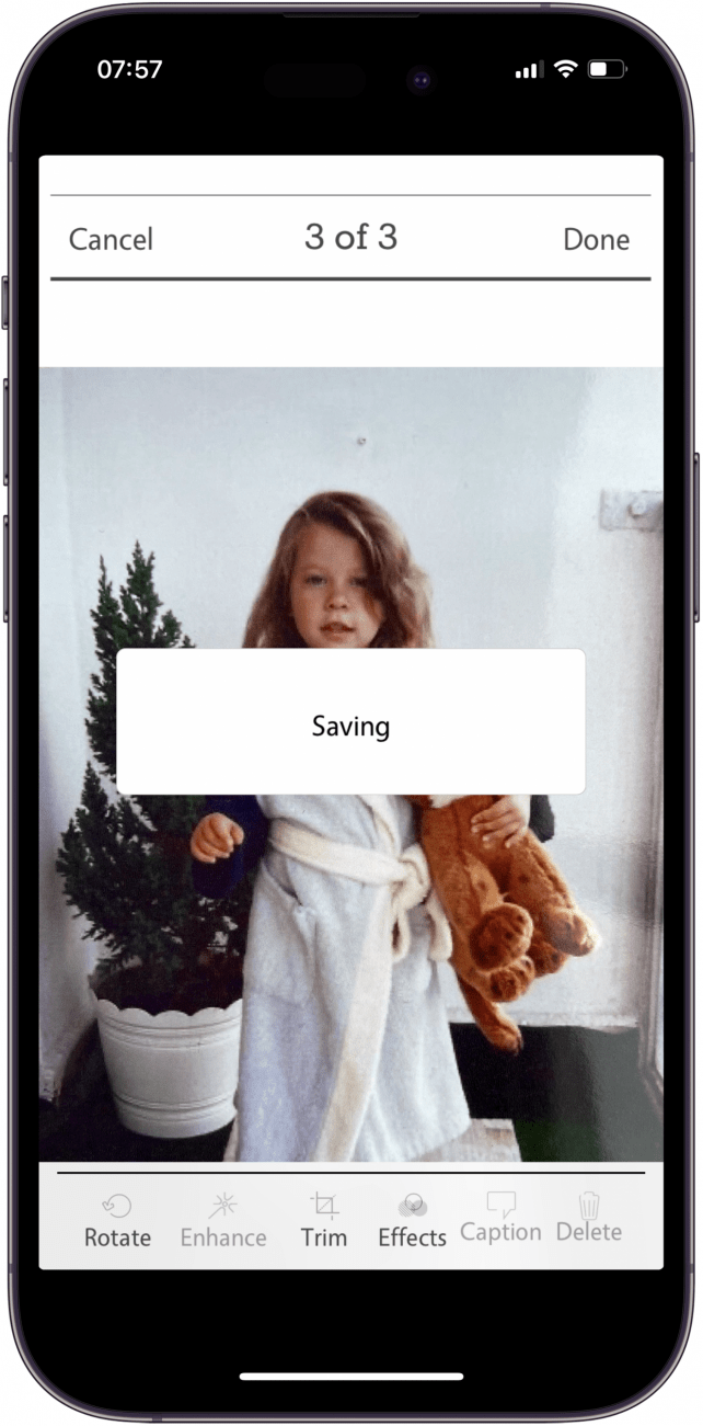 Scanning photos with Pic Scanner