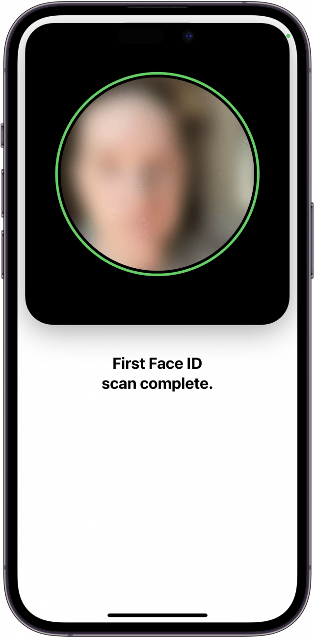 Scan face