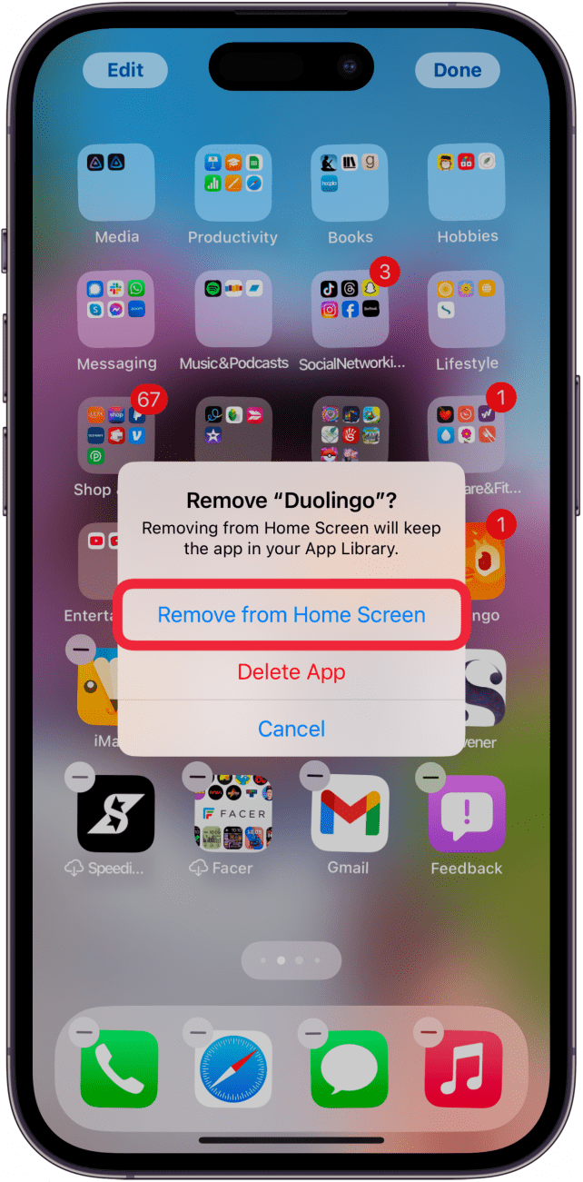 remove duplicate app icons iphone